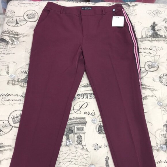 Laundry By Shelli Segal Side Stripe Trousers - Picture 4 of 8